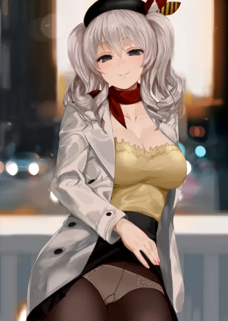 On the way back from the department store Kashima showed me her panties (Kusaka Souji) [KanColle] by llamanatee