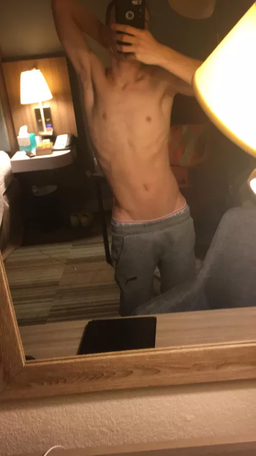 On vacation w a friend and his family. His dad insisted I stay with him in his hotel room by charlierocket1