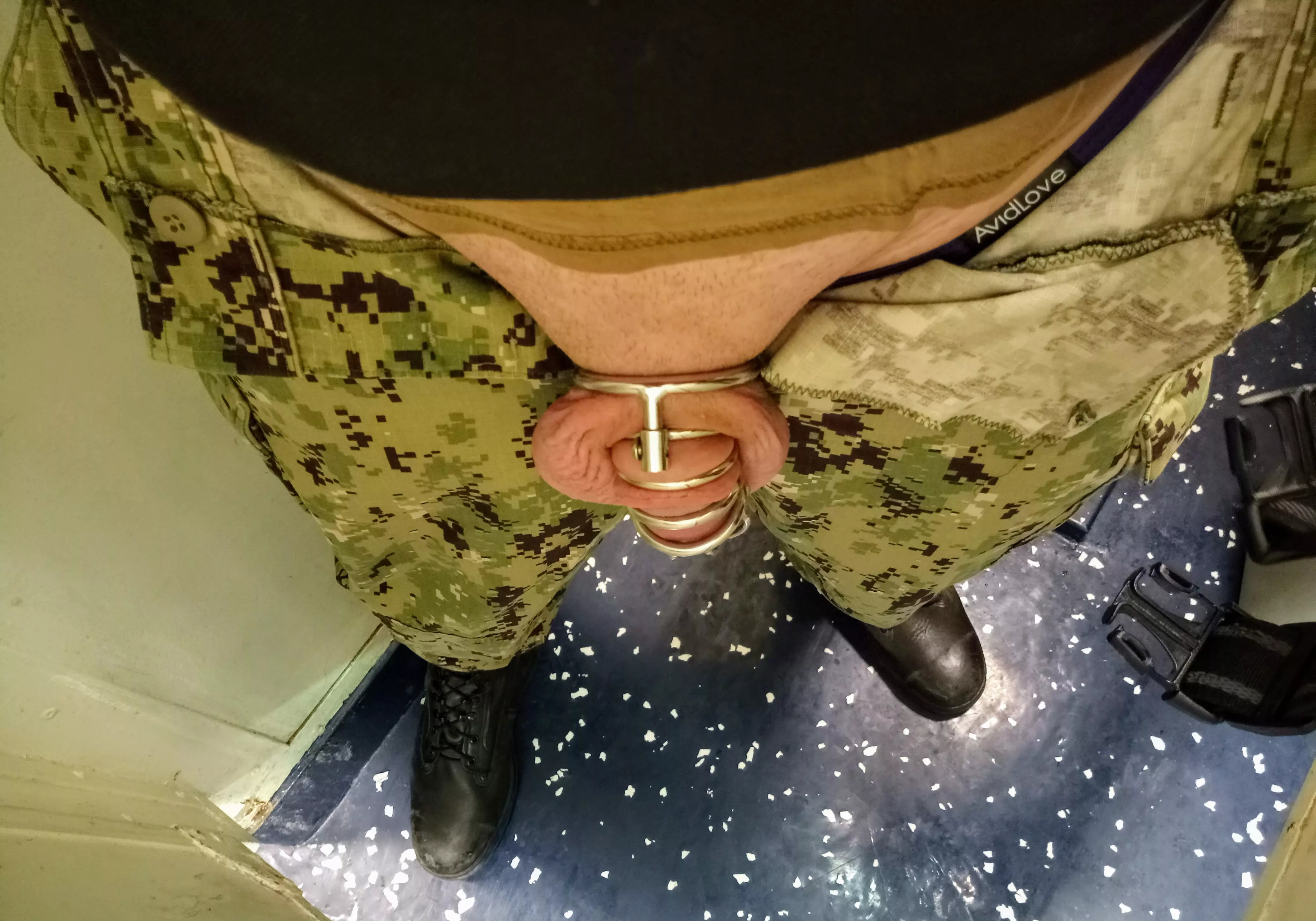 On watch and proving to my goddess her servant is locked up . posted by Ok_Honeydew9100