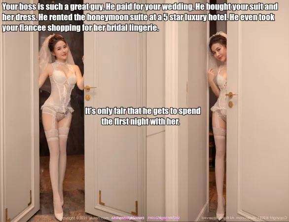 On your basic office worker salary, you couldn't afford to give her the wedding she deserved. by 2lewd4reallife