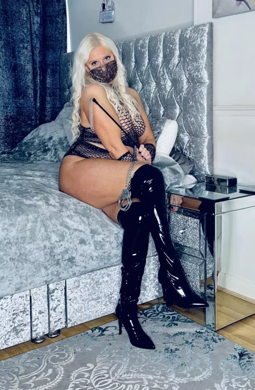 On your knees begging at my heels is the only place you need to be by sparkly-and-savage