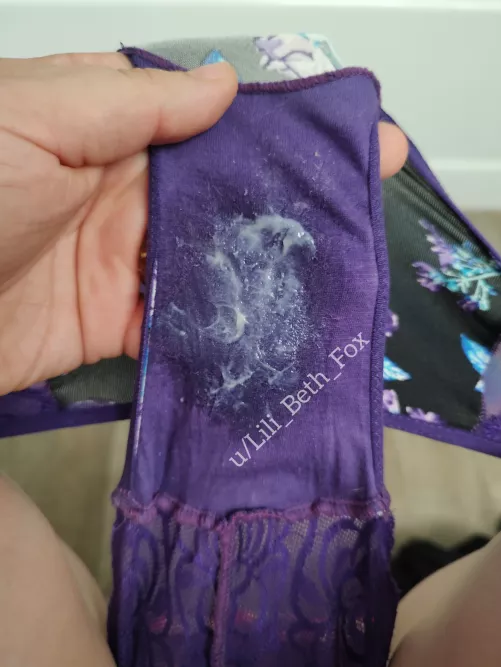 One day wear on a cute purple cheeky! 💦💜 by Lili_Beth_Fox