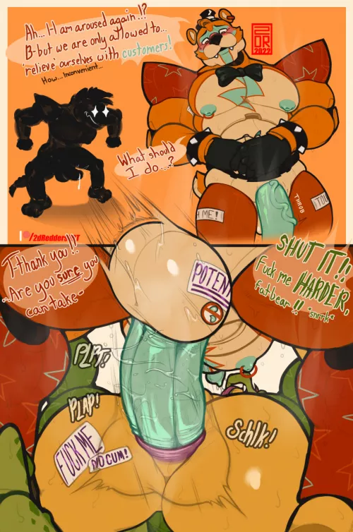 One night with Freddy (2dRedders) by TangentYoshi