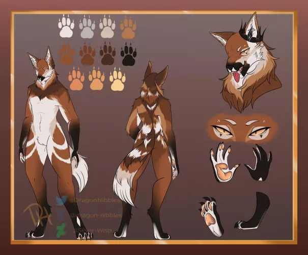 One of my best furry ref commissions I’ve done for someone over on discord <3 by MunchMedic