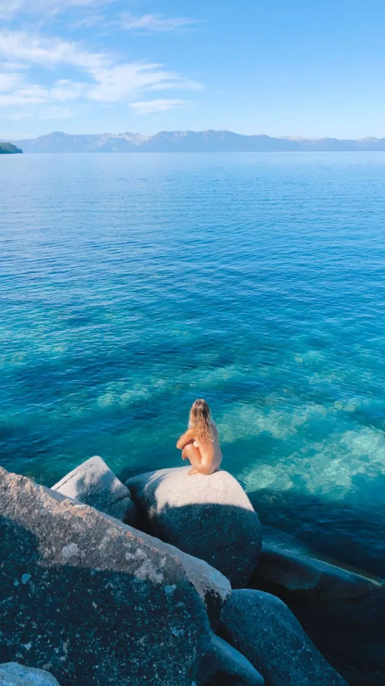 One of my favorite days naked on Lake Tahoe. Do you ever skinny dip? (OC) posted by ccflight