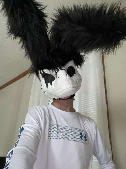 One of my first dino masks. Ps yes i made it by music-is-my-life_