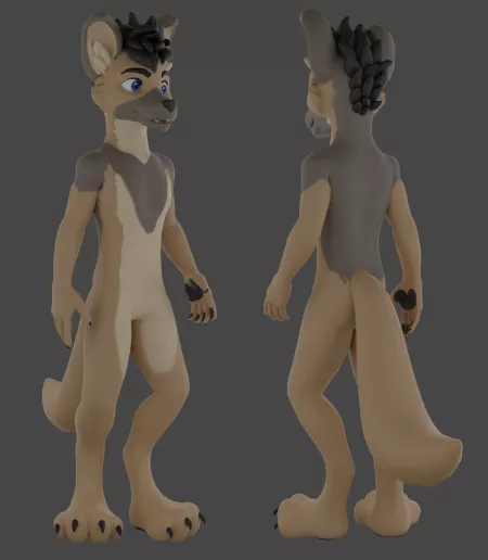 One of my soon to be VRC avatars by DragonnRaptor