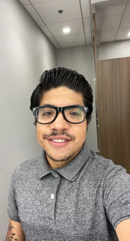 One of the very few time I actually woke up good and decide to actually do my hair instead of just putting a ball cap for work by UrbanCowboy714