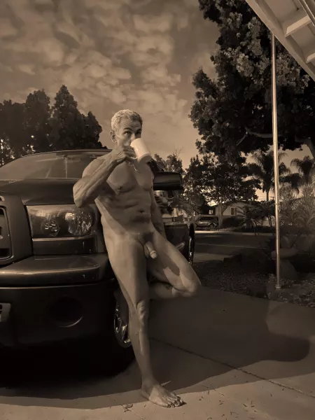 One of these days I guess I’ll have to have my coffee inside the house… by Runningman61