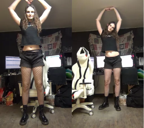 One tall me, two ... by MadCatMiyuki