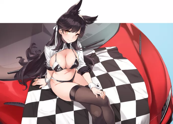 Onee-San Rewards You For Winning The Race (IJN Atago, Azur Lane, Sakura Empire Faction) by Key_Temperature_1845