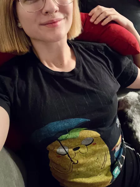 Only time I wear a bra these days is when I’m at work, I love having my girls free! by LilMisssIris