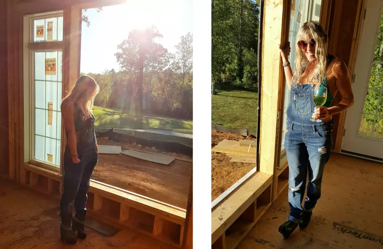 On-Site Builder Meeting (couple)::: It was time for a status meeting with my builder. She was very surprised I brought wine as she welcomed me with a devilish grin - and could tell I had a hidden agenda. by OurSoulSex