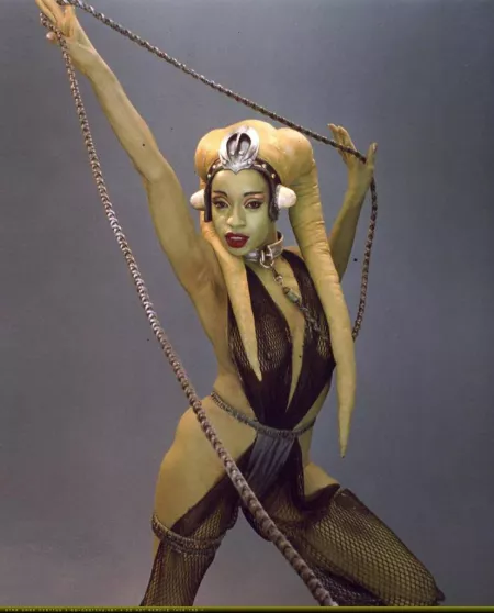 Oola's lovely green nipple (femi taylor) by iusethisjustforporn2