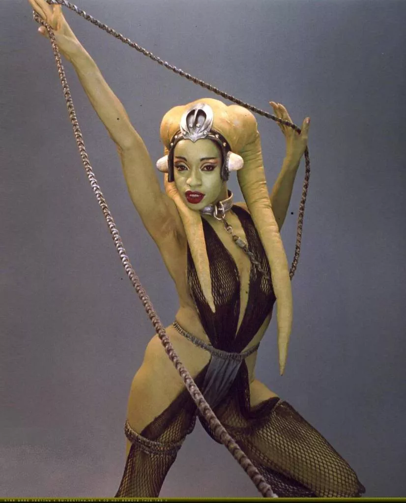 Oola's lovely green nipple (femi taylor) posted by iusethisjustforporn2