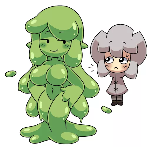 oooh hello slime girl! by sycner