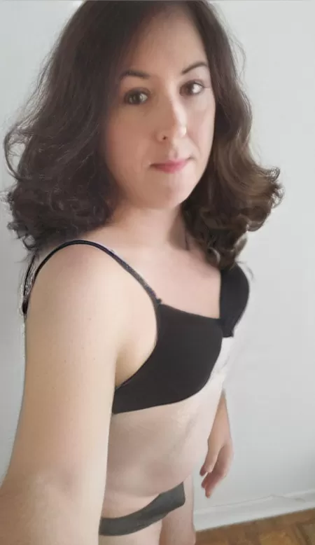 Ooops, I think Im poking out a little. Can I have some help tucking the pesky thing back down? by CrossDresserAdmirer