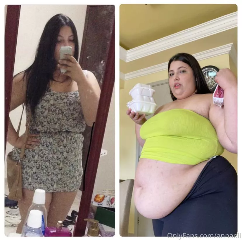 Oops I think I gained a little weight 🐽 posted by AnnaOli