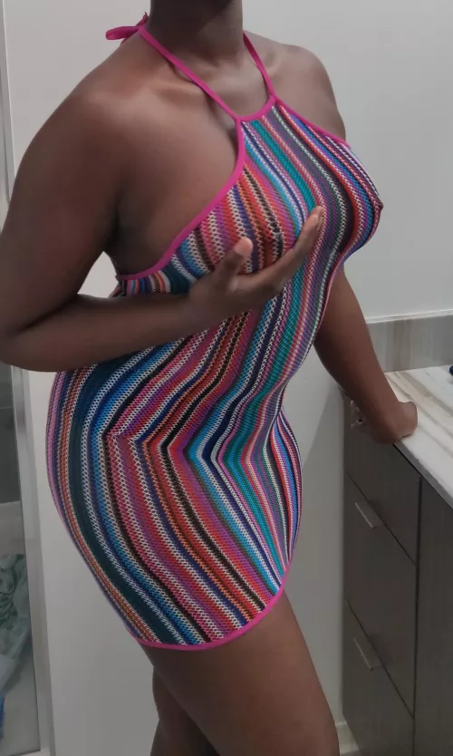 Oops-- left my bikini top in the hotel room😏... do you think the lifeguard would notice? 🤔 by EmberEmpress2