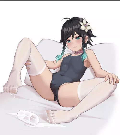 Oops! Spilled on the bed by athrowawayforporn22