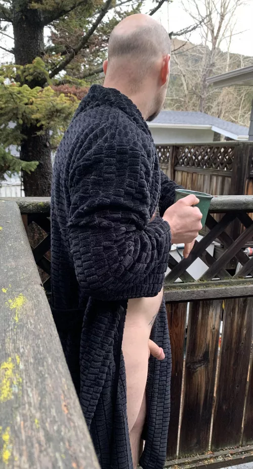 Oops the wind blew my robe open🤭 by cu103