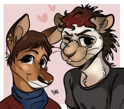 Open Furry Couple COMISSIONS! (USD) by Pinkcakeramos