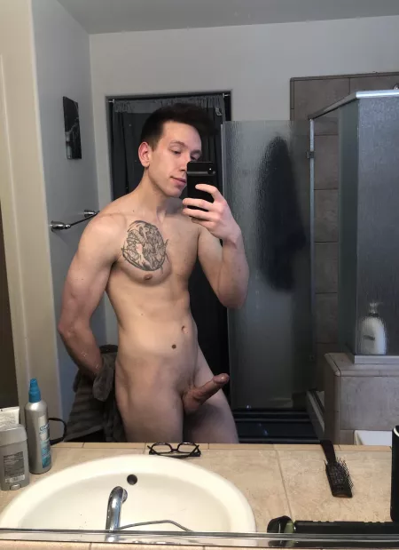 Open invite to whoever wouldn’t mind getting pressed against my shower wall 😈 by chipxlte