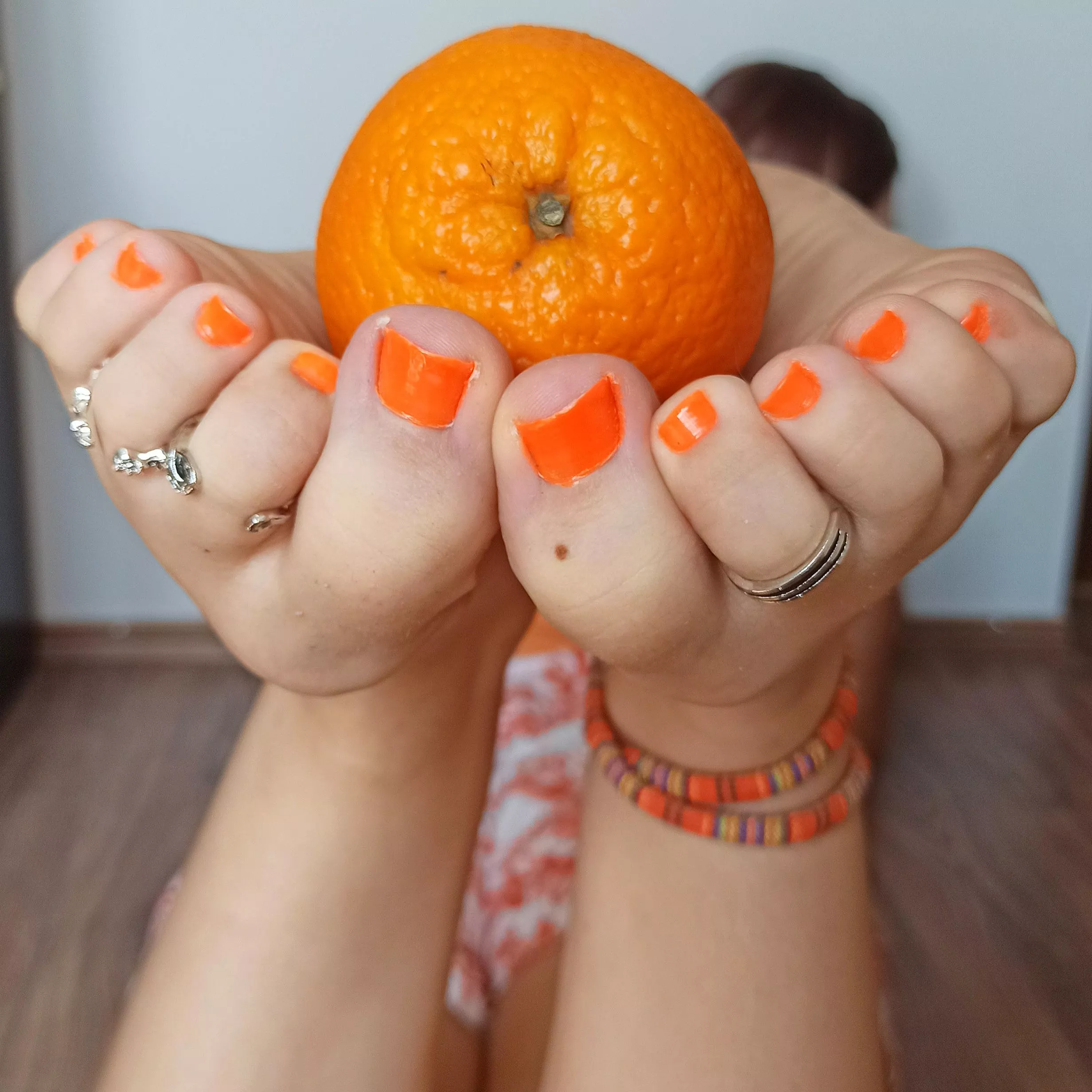 Orange set, number two 🍊 posted by MaryJunefeet