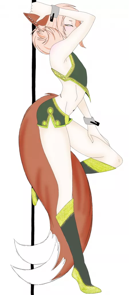 Original OC “working” (art by me u/TrApartmaker) by TrApartmaker