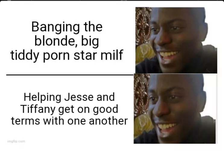 Originally I had every intention of being a degenerate pervert. After careful consideration, I decided seeing Jesse and Tiffany happy was more important. [Wholesome] [Jesse and Tiffany are best girls besides Kyu]. by ArmedNurse