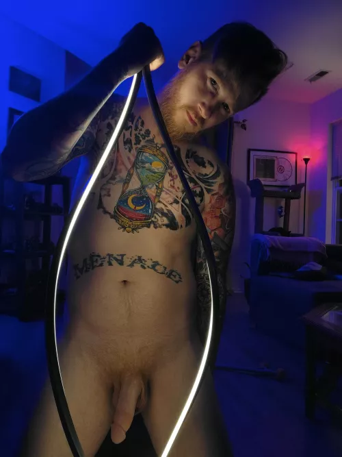 Our home has some fun lights. by Menace_Imagery