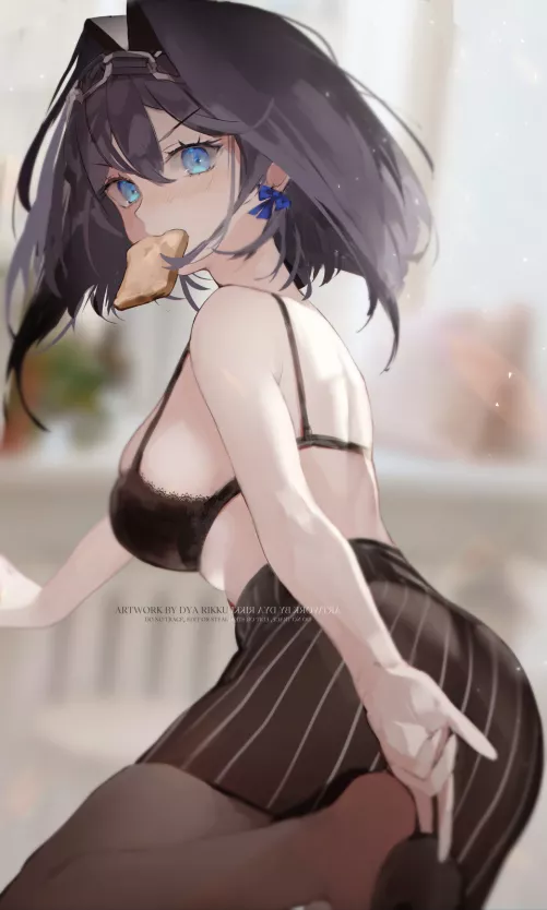 Ouro Kronii running late for work [Hololive] by nananashi3