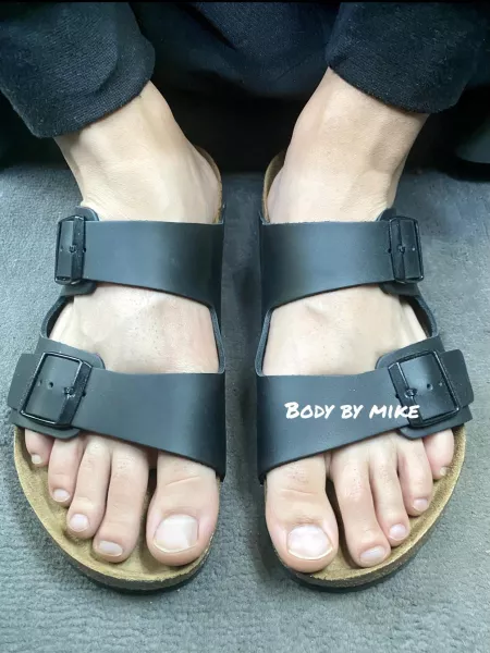 Out camping with my birks 🦶🏼 by bodybymike