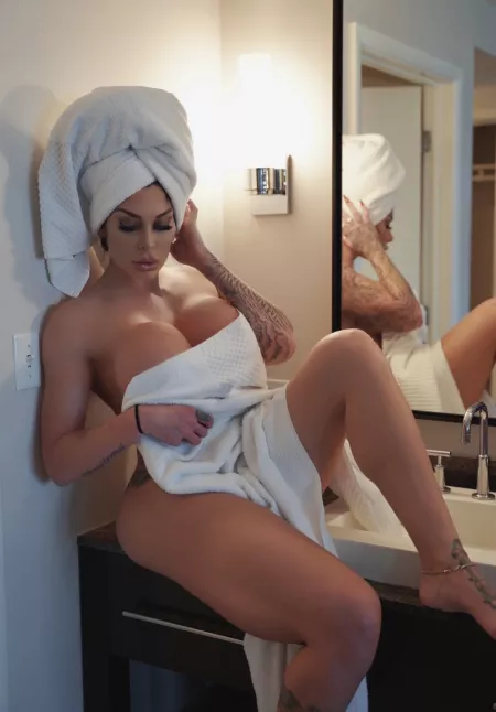 Out of the shower by stratusfactionfan