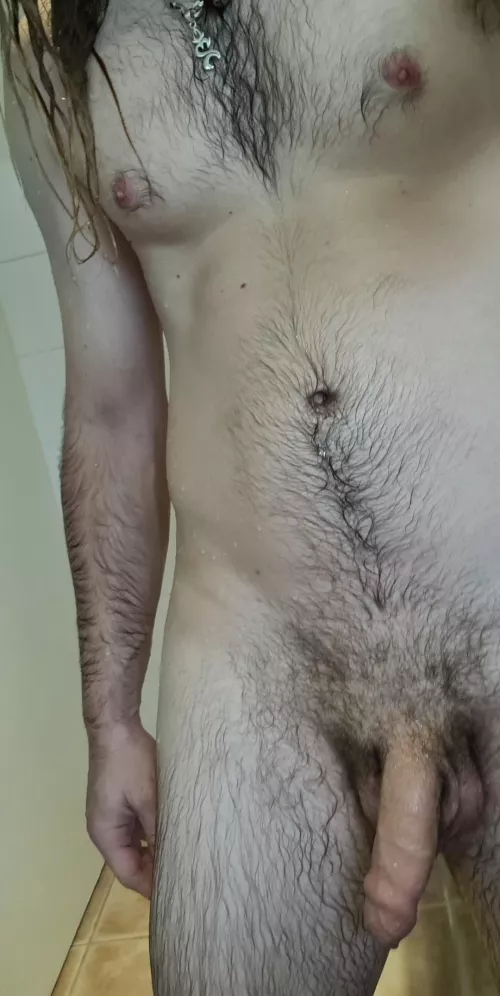 Out of the shower 😏 by kakteye