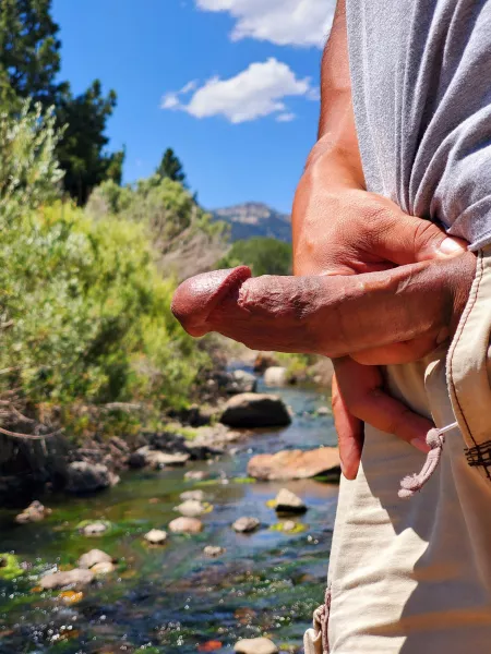 Out, on a hike in a National Park. by Phlip037
