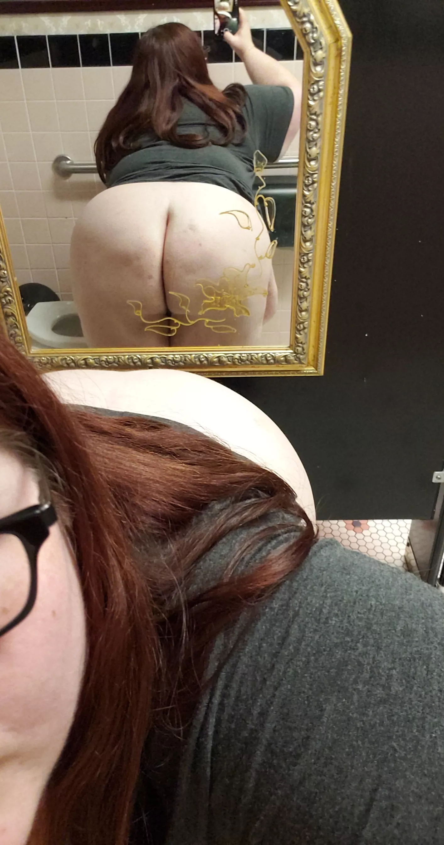 Out to dinner and couldn't help myself. I had to have a little fun😉 posted by wondersuper99