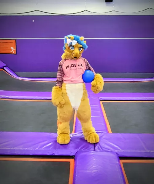 Out training for the fursuit games 💪😤 by ShellysBFF