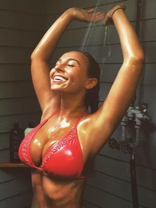 Outdoor shower by bikinireef