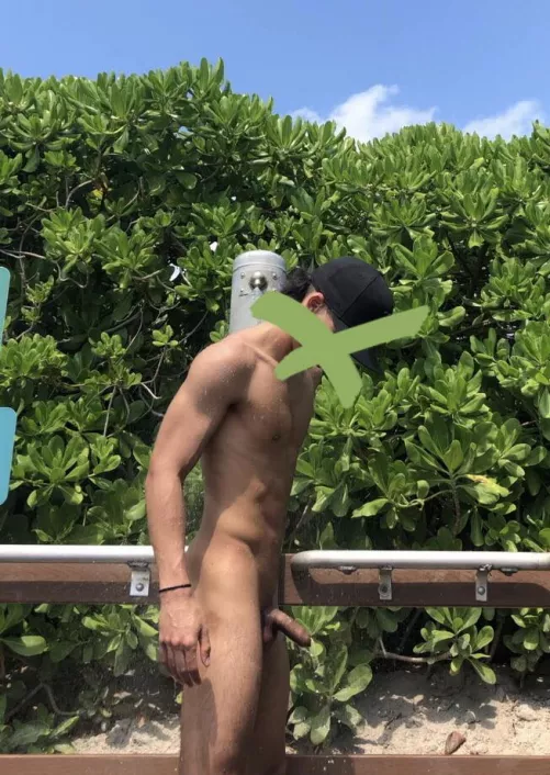 Outdoor showers are the best by Cl0wn08