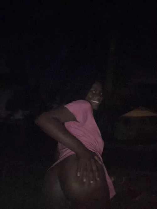 Outside before sunrise 🌅 by Divinecumslut