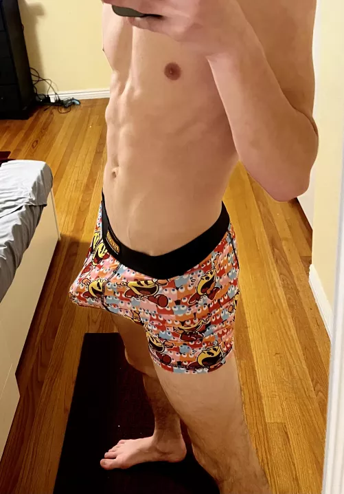 Pac-Man can barely contain me, you think you could? by Leanrunner17