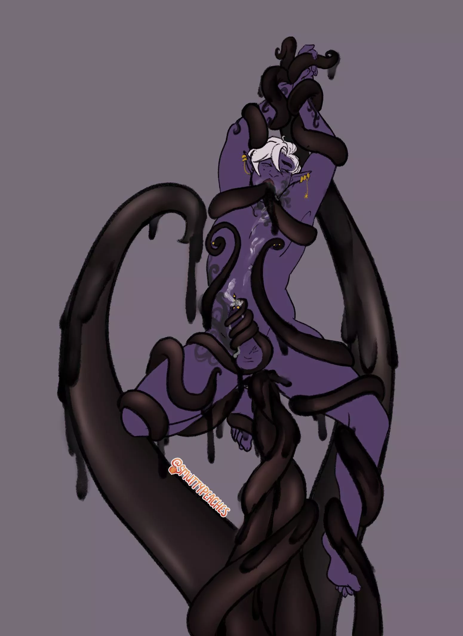 Pacts with the old gods have their upsides (@smuttypeaches on twt) posted by FemboyNinetales