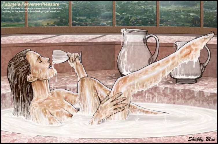 Padme loves cum(shabby blue) by Herresy2