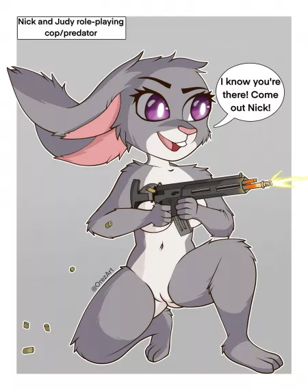Page 1 Judy x Nick comic (@OrezArt) by OrezArt