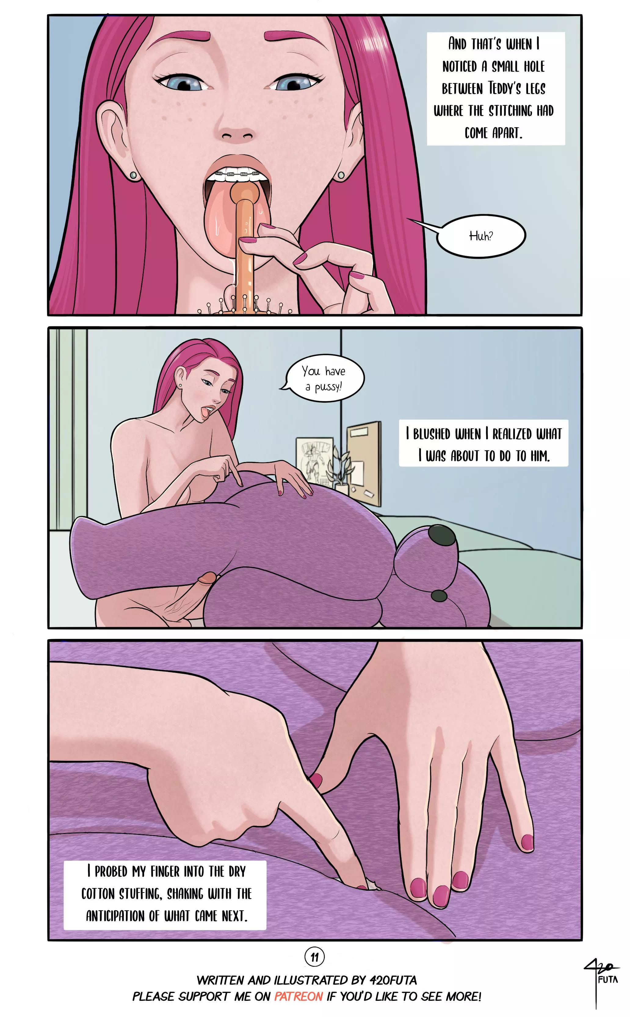 Page 11 from my comic about an innocent futa named Nixie. Thanks for reading! posted by 420futa