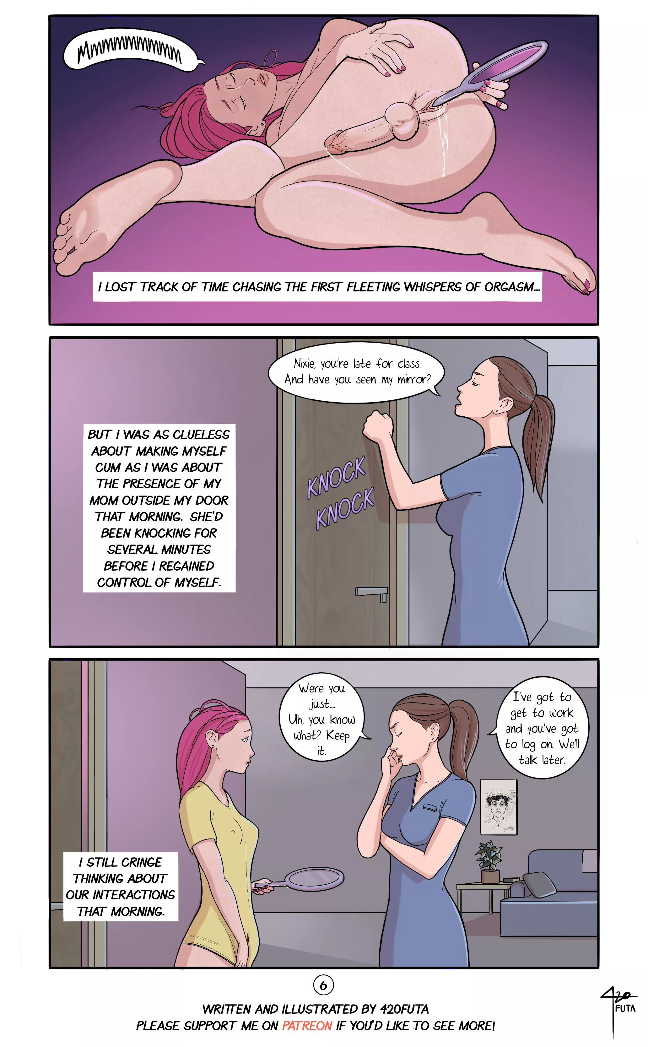 Page 6 from my comic. (2nd version)Thanks for reading! posted by 420futa