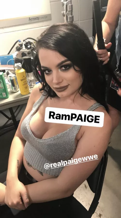 Paige showing off that rack by whocares1234455678