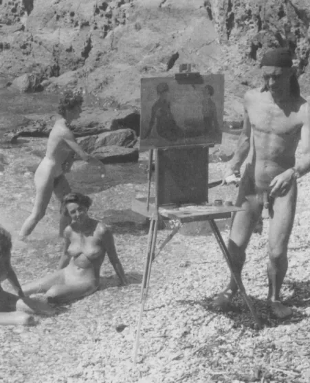 Painter and his models by NaturistPictures