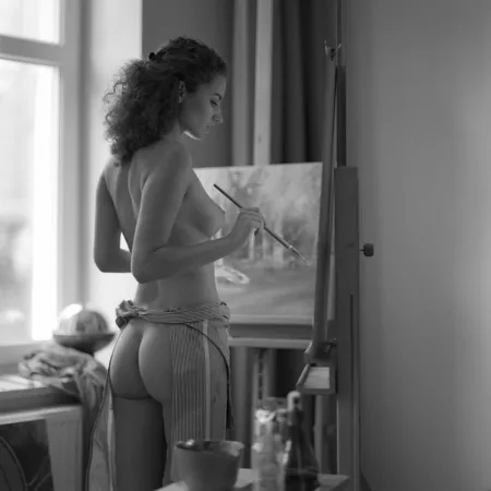 Painter's apron by frigginhumidity